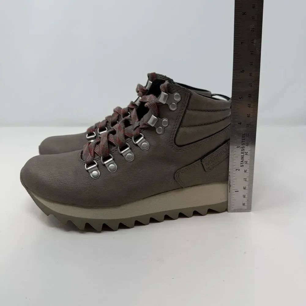 Merrell Alpine Hiking Boots Women's 6 Falcon Brown Brindle Laces Outdoor EUC - Picture 11 of 12